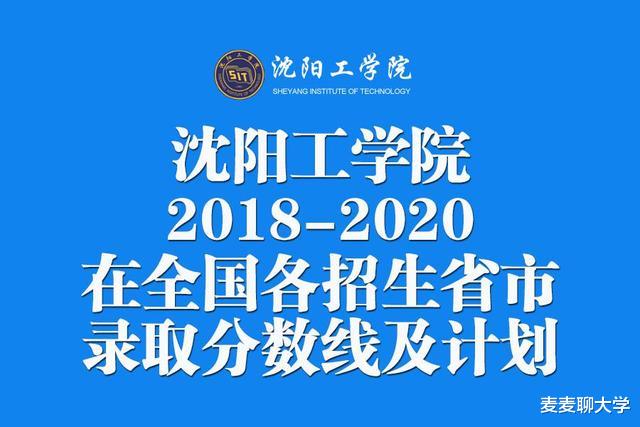 沈阳工学院2018-2020在全国各招生省市录取分数线及计划! 含艺术