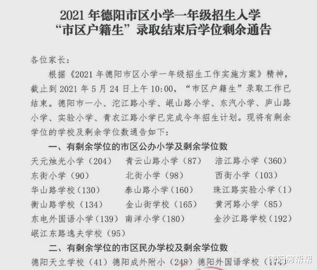 你晓不晓得, 为啥子德阳这7所小学那么俏?