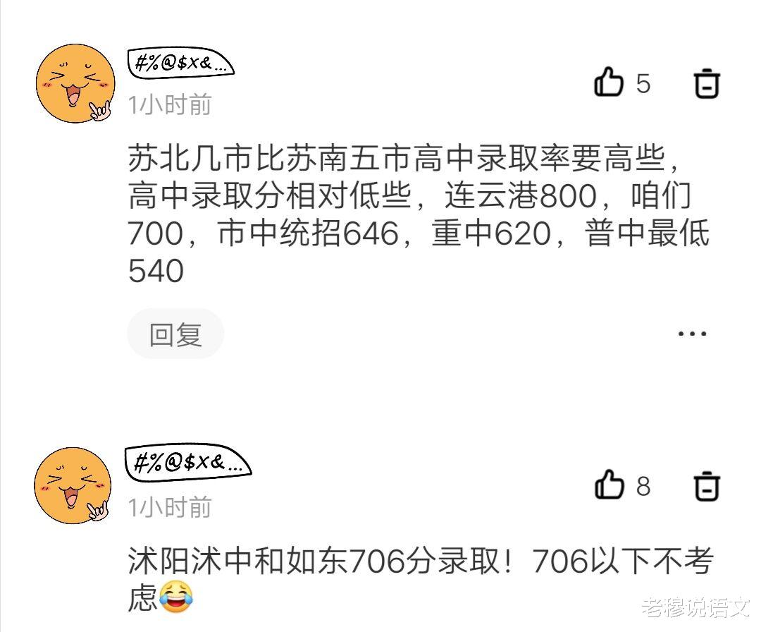 江苏又一地中考分数线出炉, 最高739分, 20多所学校分数线超600分