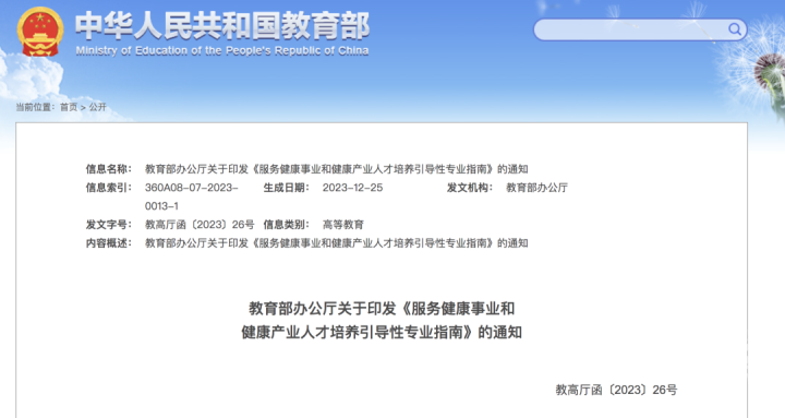 教育部新设5个医学类专业, 哪些大学已开设相关专业方向, 就业前景如何?